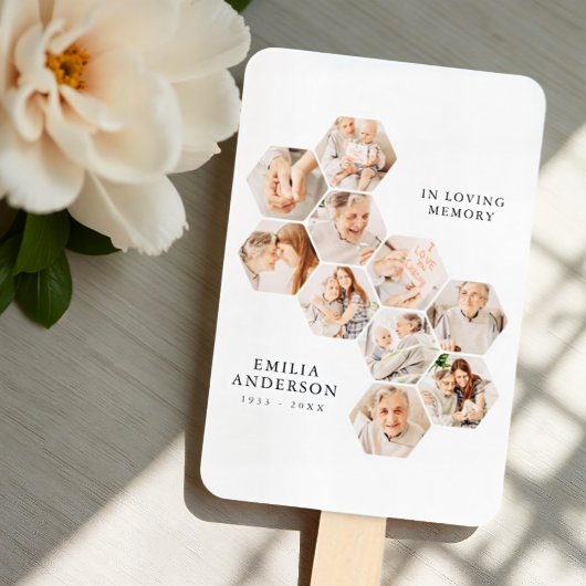 In Loving Memory Memorial Moderne 10 Fotos Fächer