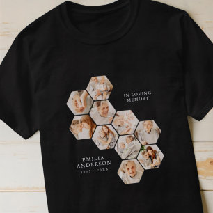 In Loving Memory Memorial Moderne 10 Fotos T-Shirt