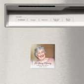 In Loving Memory Memorial Photo Funeral Keepsake Magnet (In Situ (Geschirrspüler))