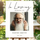 In Loving Memory, Minimalistisches Foto für Großva Poster