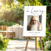 In Loving Memory, Minimalistisches Foto für Großva Poster