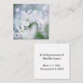 In loving memory mitteilungskarte (Vorne/Hinten)