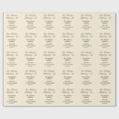 In Loving memory of name funeral memory keepsake Geschenkpapier (Flach)