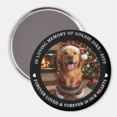 In Loving Memory Pet Photo Custom Magnet (Vorderseite/Rückseite)