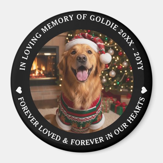 In Loving Memory Pet Photo Custom Magnet (Vorne)