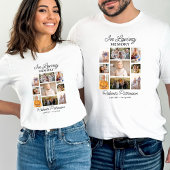 In Loving Memory Photo Collage Funeral Memorial T-Shirt