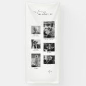 In Loving Memory Photo Wedding Display Wedding Mem Banner (Vertikal)