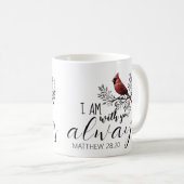 In Loving Memory: Red Cardinal Memorial Kaffeetasse (VorderseiteRechts)