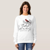In Loving Memory: Roter Kardinal Sweatshirt (Vorne ganz)