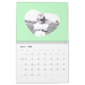 In Loving Memory Rounded Heart Shape Photo Kalender (Mär 2026)