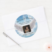 In Loving Memory  Runder Aufkleber (Umschlag)