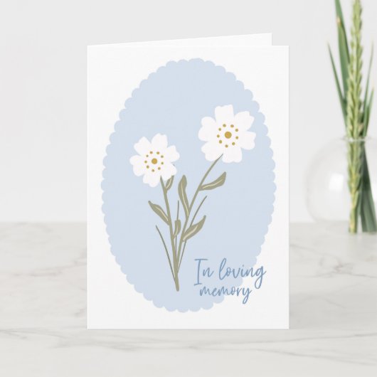 In Loving Memory Sympathy Card for Her Karte (Vorderseite)