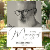 In Loving Memory - Trauerfoto für Opa Poster