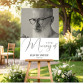 In Loving Memory - Trauerfoto für Opa Poster