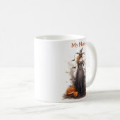 In Magie erfahren: Halloween-Hexencup Kaffeetasse (VorderseiteRechts)