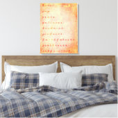 In Mandarine Christliche Frucht des Geistes Leinwanddruck (Insitu (Schlafzimmer))