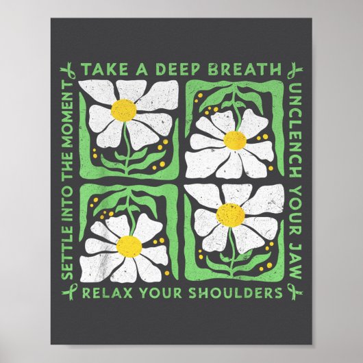 In May We Wear Green Mental Health Awareness Poster (Vorne)