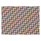 In mehrfarbigen Farben Patchwork rustikales Muster Tischdecke (Vorderseite (Horizontal))