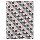 In mehrfarbigen Farben Patchwork rustikales Muster Tischdecke (Vorderseite)