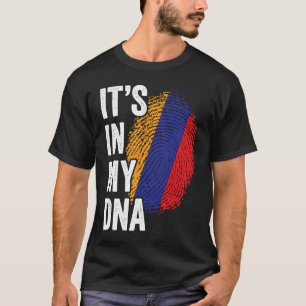 IN MEIN DNA armenische Flagge armenischer Wurzelpr T-Shirt