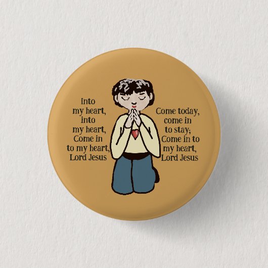In mein Herz Herr Jesus Button (Vorderseite)