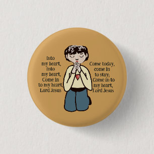 In mein Herz Herr Jesus Lesezeichen Button