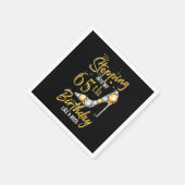 In meine 65. Geburtstagsfrauen 65 Serviette (Ecke)