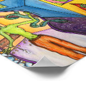 in meine Dimension springen Poster (Ecke)