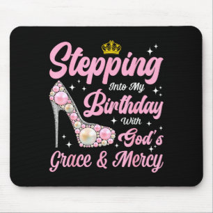 In meine Geburtstagsfrau Mädchen High Heels Ch Mousepad