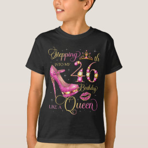 In meinem 46. Geburtstag wie eine Königin 46 Jahre T-Shirt