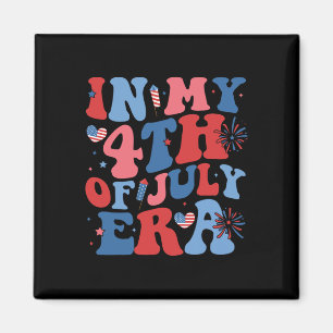 In meinem 4. Juli Era Funny Patriotic US American Magnet