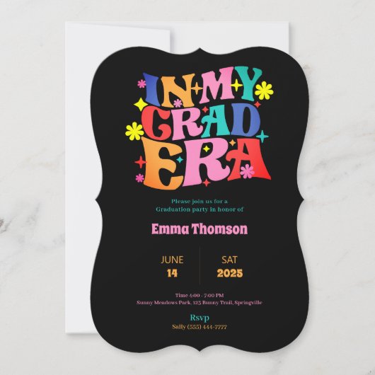 In meinem Abschluss Era Graduation Einladungen (Vorderseite)
