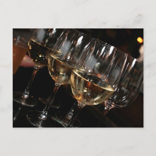 In meinem Alter brauche ich eine Weinbrille Postkarte (Vorderseite)