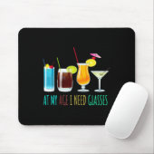 In meinem Alter brauche ich Gels Lustiger Sarkasmu Mousepad (Mit Mouse)