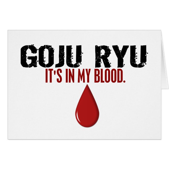 In meinem Blut GOJU RYU (Vorderseite (Horizontal))