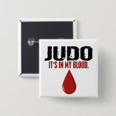In meinem Blut JUDO Button (Vorne & Hinten)