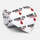 In meinem Blut KUNG FU Krawatte (Gerollt)