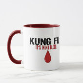 In meinem Blut KUNG FU Tasse (Links)