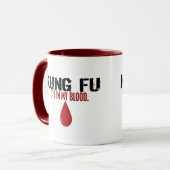 In meinem Blut KUNG FU Tasse (Vorderseite Links)