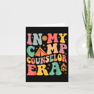 In meinem Camp Counselor Era Groovy Summer Camp Co Karte