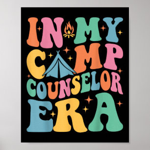 In meinem Camp Counselor Era Groovy Summer Camp Co Poster
