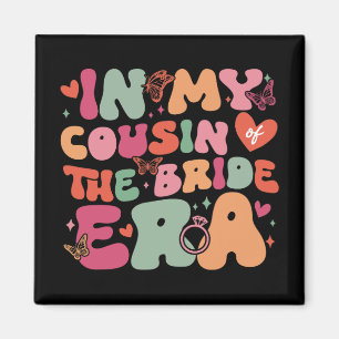 In meinem Cousin des Brautzeitalters Groovy Weddin Magnet