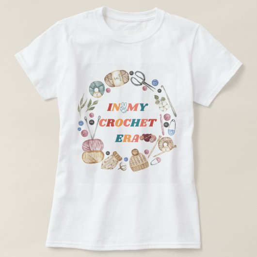 In meinem Crochet-Zeitalter Shirt "Crafter Mama Ge (Design vorne)