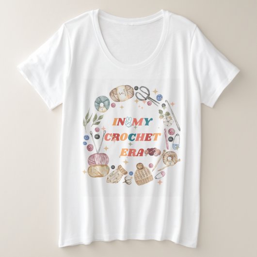 In meinem Crochet-Zeitalter Shirt "Crafter Mama Ge (Design vorne)