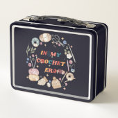 In meinem Crochet-Zeitalter Shirt "Crafter Mama Ge Metall Brotdose (Rückseite)