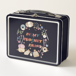 In meinem Crochet-Zeitalter Shirt "Crafter Mama Ge Metall Brotdose