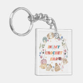 In meinem Crochet-Zeitalter Shirt "Crafter Mama Ge Schlüsselanhänger (Vorderseite links)