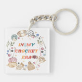 In meinem Crochet-Zeitalter Shirt "Crafter Mama Ge Schlüsselanhänger (Rückseite)