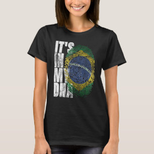 In meinem DNA brasilianischen Fußball Fußball Fußb T-Shirt