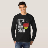 In meinem DNA Deutschland Flaggenstaat National C T-Shirt (Vorne ganz)